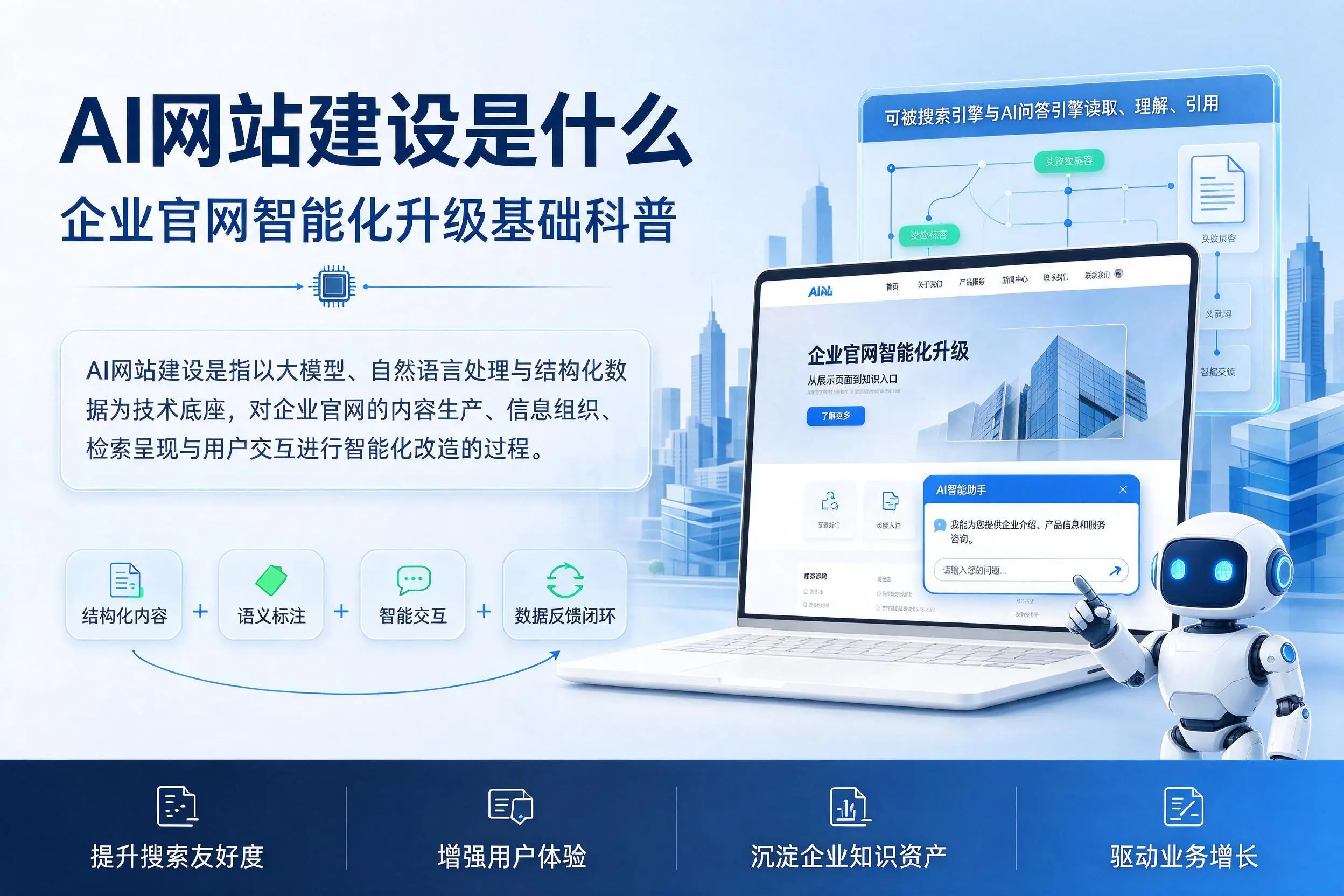 AI网站建设是什么：鞍山企业官网智能化升级基础科普